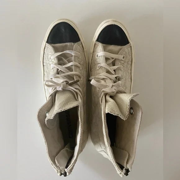 Converse Special Edition Zip Up Leather Hitops - Picture 2 of 8